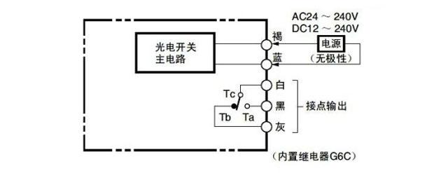 風(fēng)淋室光電開關(guān)接線圖